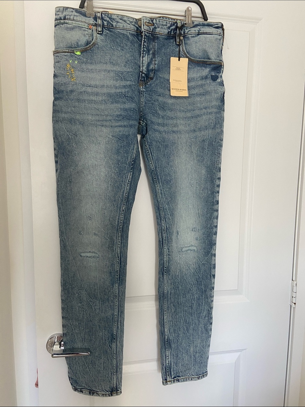 Scotch & Soda Light Blue Skinny Jeans